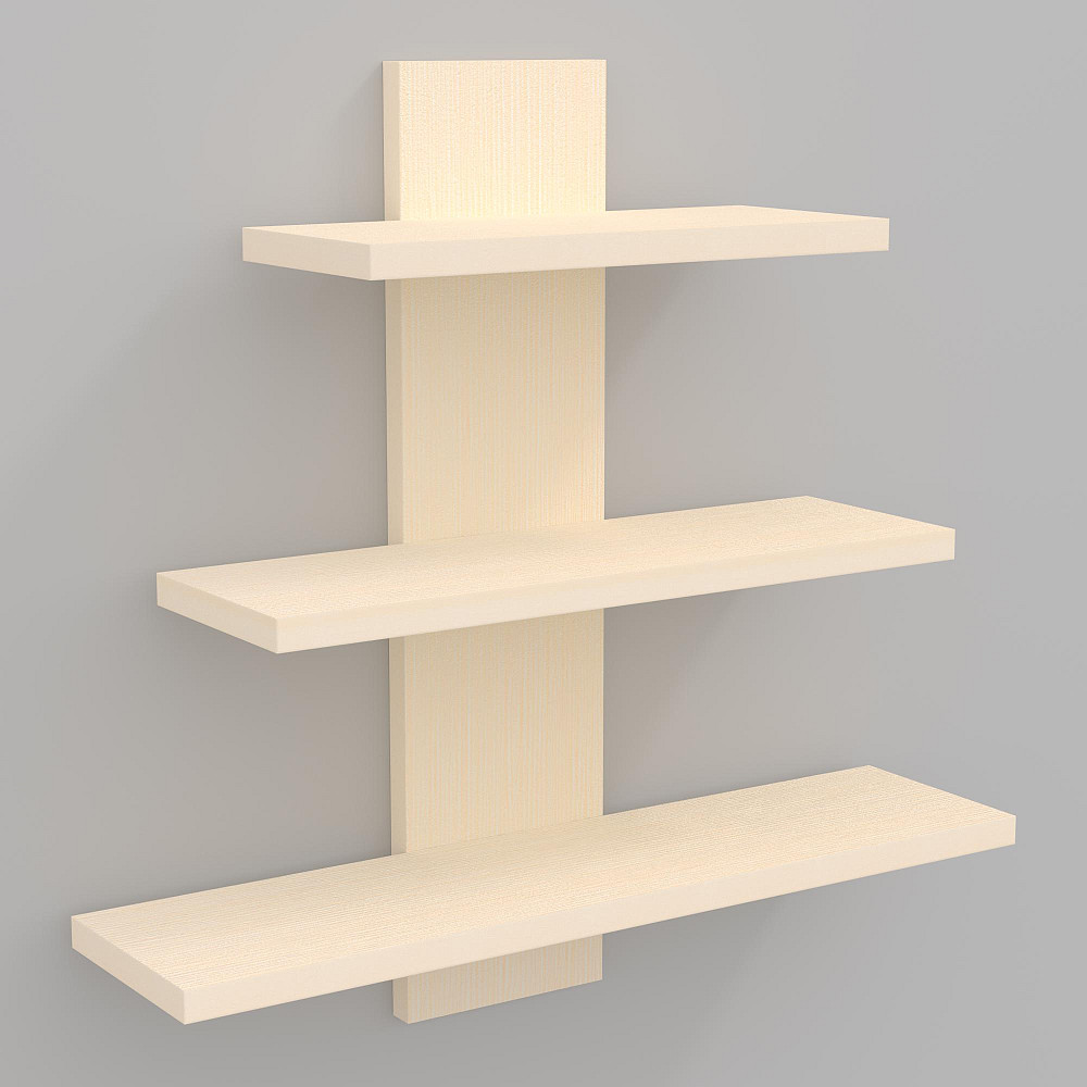 Полка навесная П-1, Венге Светлый, 500/140/500 Львов - изображение 1