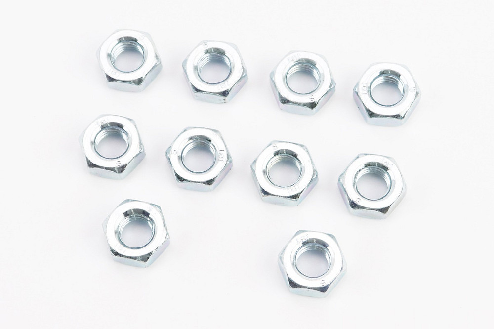 Гайка М10x1,5 6 цб DIN934, к-кт 10шт Київ - фото 1