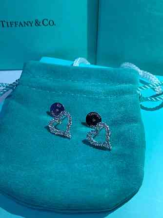 Tiffany cережки серця Тіффані, срібло 925 Одеса