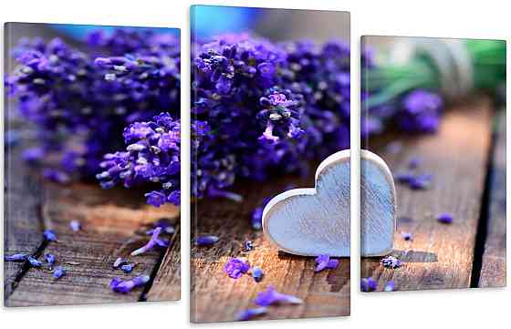 Модульная картина в гостиную / спальню Бузок  Art-576_3 Киев