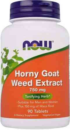 Горянка с макой Now Foods Horny Goat Weed 750 мг 90 таб Киев