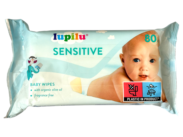 Дитячі вологі серветки Lupilu Sensitive 80шт Львів - фото 1