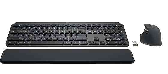 Комплект бездротовий (клавіатура, миша) Logitech MX Keys Combo for Business Graphite US (920-010933) Чорний Харьков