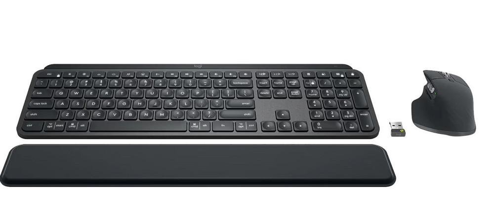 Комплект бездротовий (клавіатура, миша) Logitech MX Keys Combo for Business Graphite US (920-010933) Чорний Харьков - изображение 2