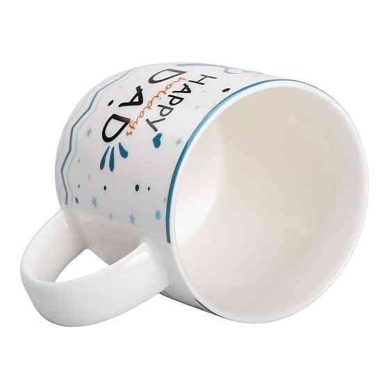 Liling Rongxiang Ceramic Кружка порцелянова з написами 450 (мл) Happy holidays dad RX-N240278HD Коломыя