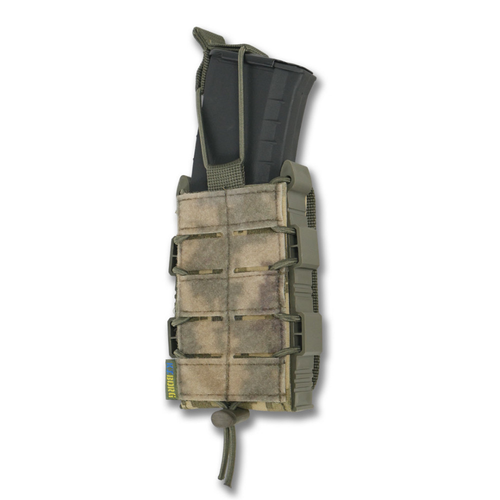 Відкритий підсумок на 1 магазин Kiborg M-1 велкро піксель. Жорсткий підсумок з велкро на один магазин Київ - фото 3