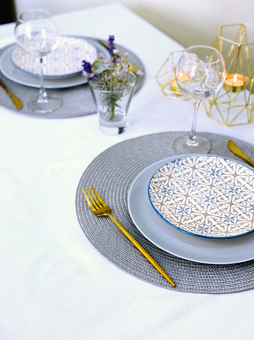 Ecotton Скатертина Ecotton DUCK 170х200 см водовідштовхувальна білого кольору White 23127 Коломия - фото 7