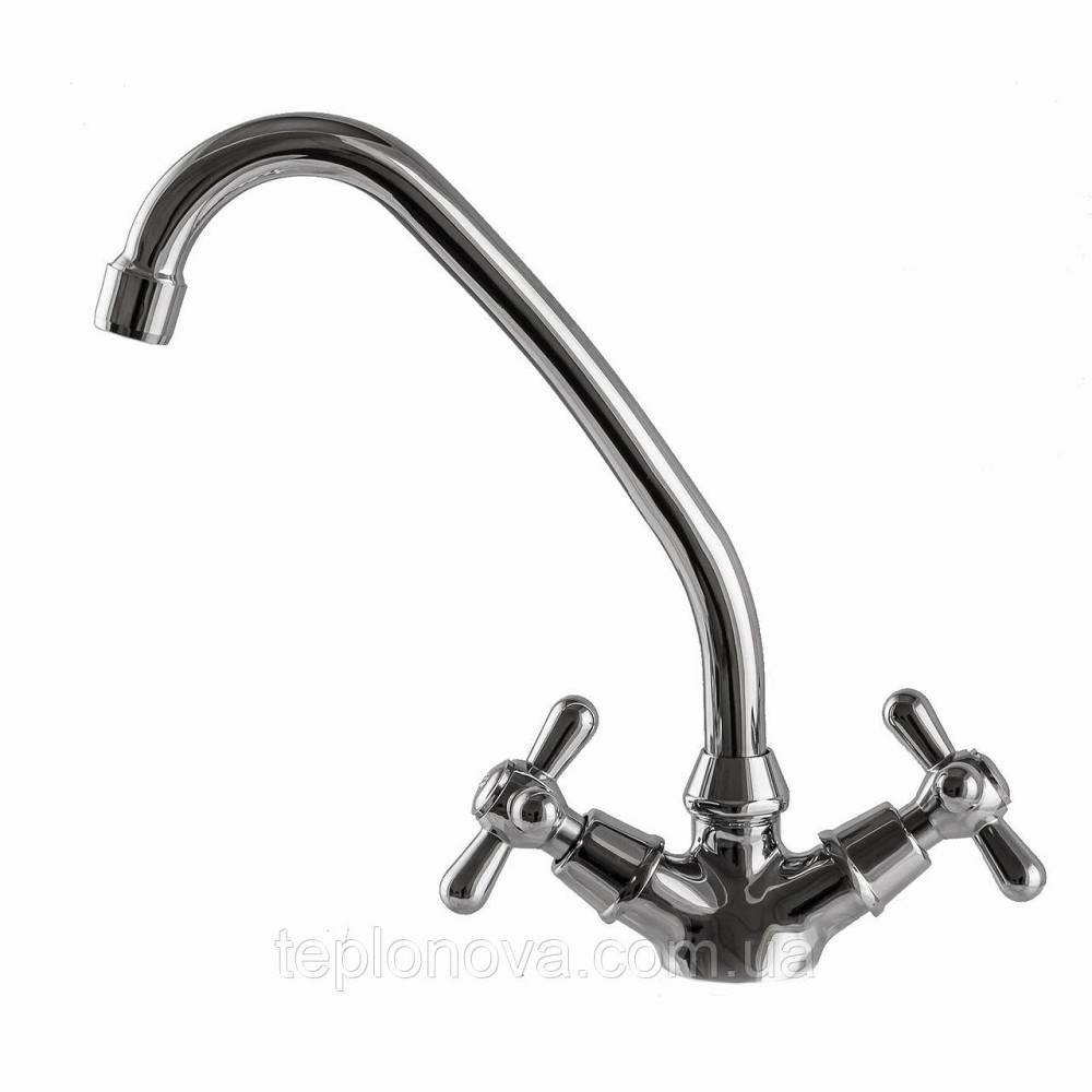 Змішувач для кухні Globus Lux GB-SHARM-0104-00-WH без шлангів Чернівці - фото 1