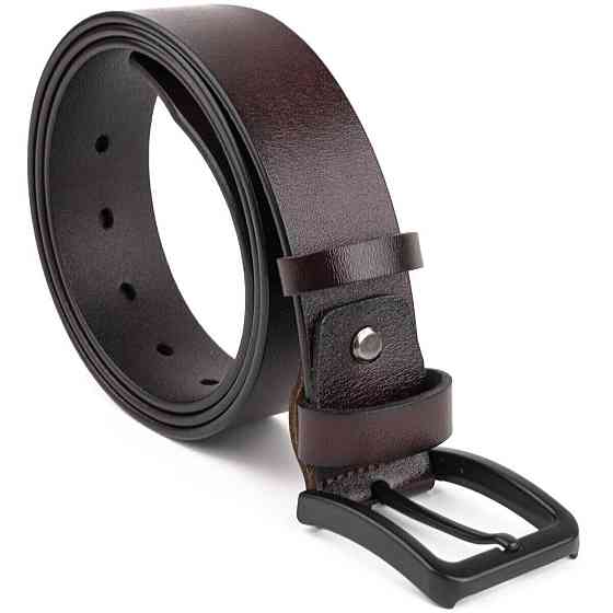 Чоловічий шкіряний ремінь Vintage 20221 Коричневий Київ