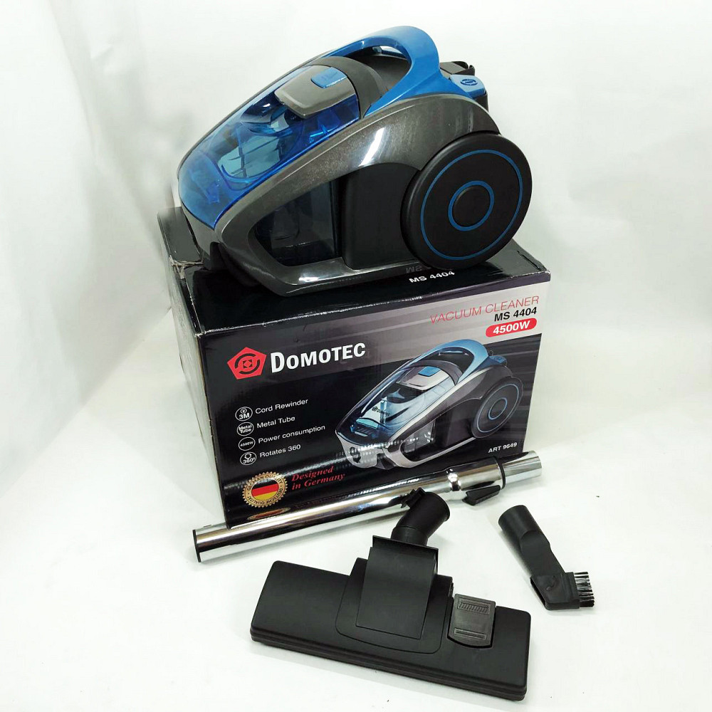 Колбовий пилосос для збирання пилу Domotec, Пилосос для якості з контейнером що миється YJ-34 Київ - фото 5