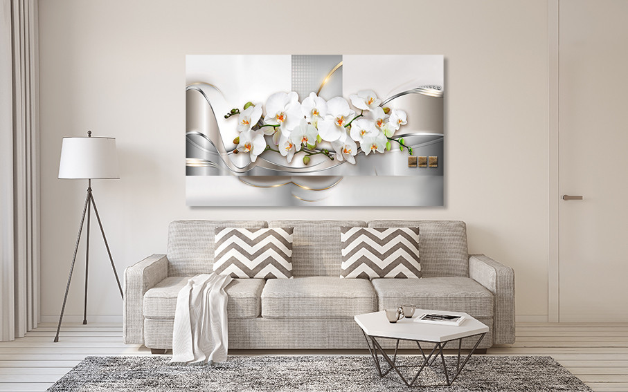 Картина холст в гостиную / спальню Орхідея   MLP_141 60x100 см Киев - изображение 2