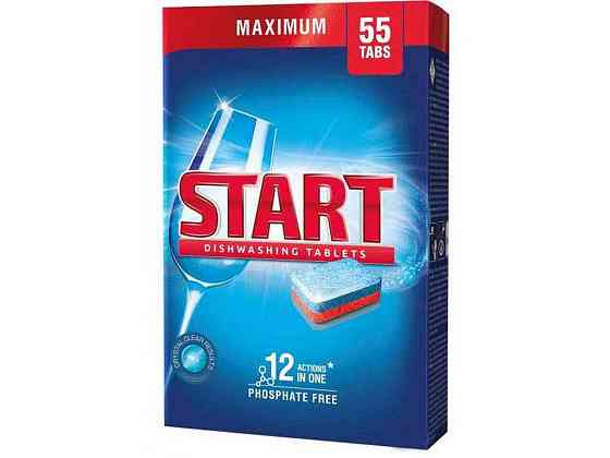 Таблетки для посудомоечной машины Maximum 55 шт ТМ START Solmir Киев