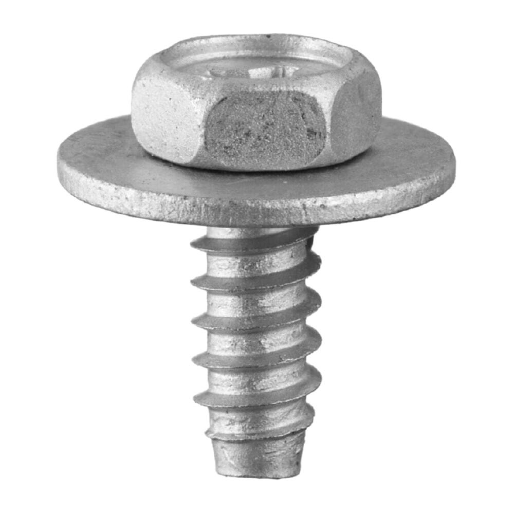 Саморізи, Під ключ і викрутку Зі шайбою, Сріблястий, Метал, Розміри (мм): T-17.9 T1-10 F-6 H-19.3 H1-13.7. Київ - фото 1