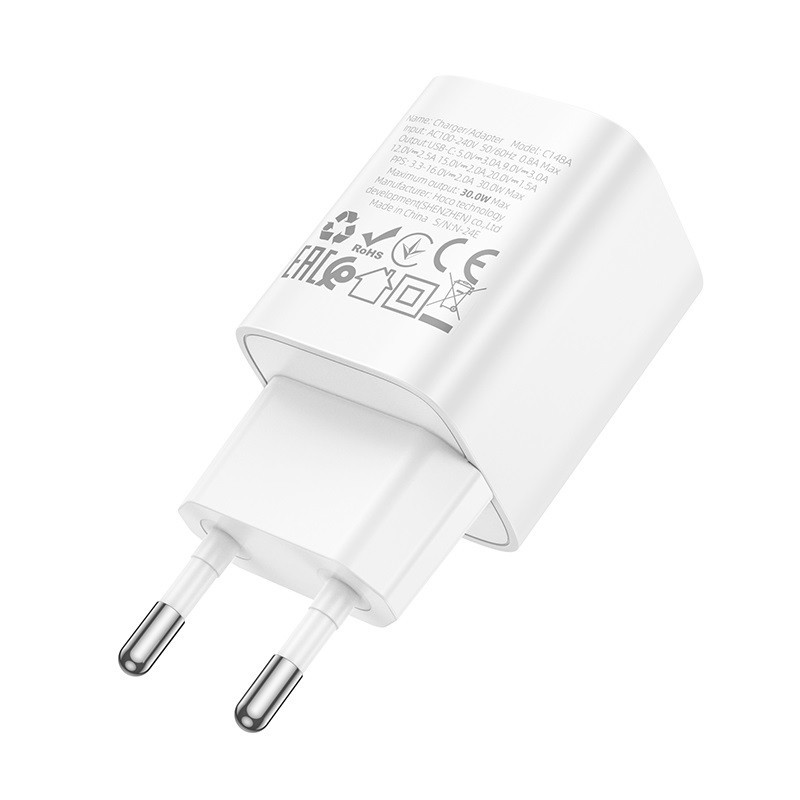 Зарядное устройство HOCO C148A Charm 30W, белое Киев - изображение 6