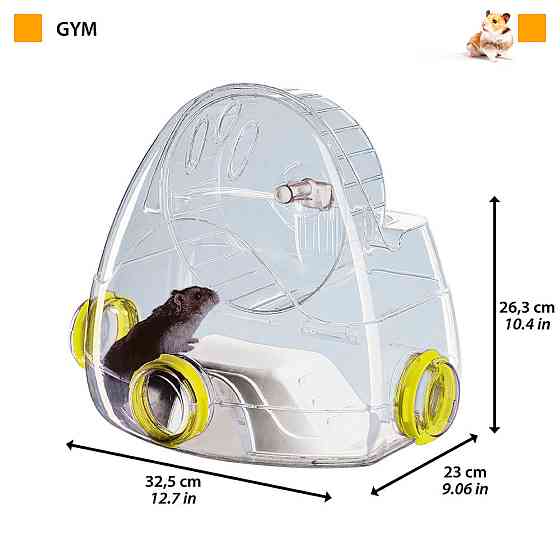 Модульный домик с колесом для хомяков Ferplast Gym (Ферпласт Гум) Запорожье