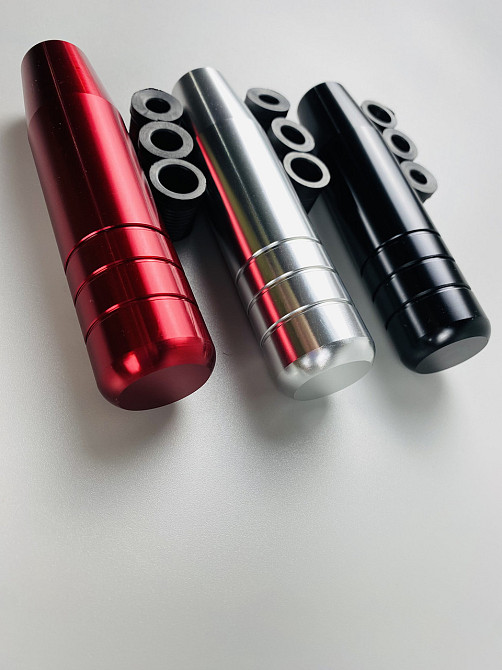 Насадка на ручку кпп наконечник чорний, ручка на коробку передач рукоятка важеля КПП і 3 штуцери Мукачево - фото 10