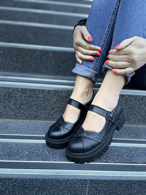 Olli Туфлі жіночі OLLI T-212-Астра чорні (весна-осінь, шкіра натуральна) (4770) Коломия - фото 9