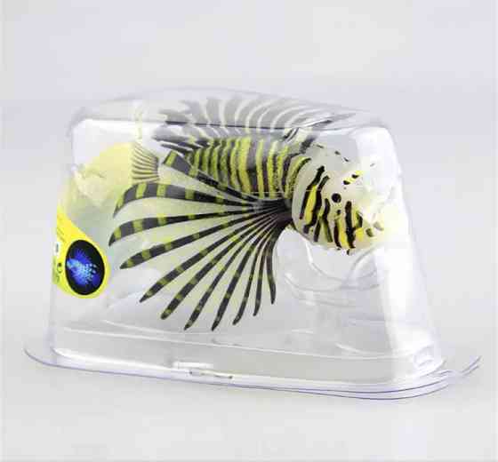 Штучна рибка Крилатка силіконова та люмінісцентна 10 на 7 см різнобарвний Київ