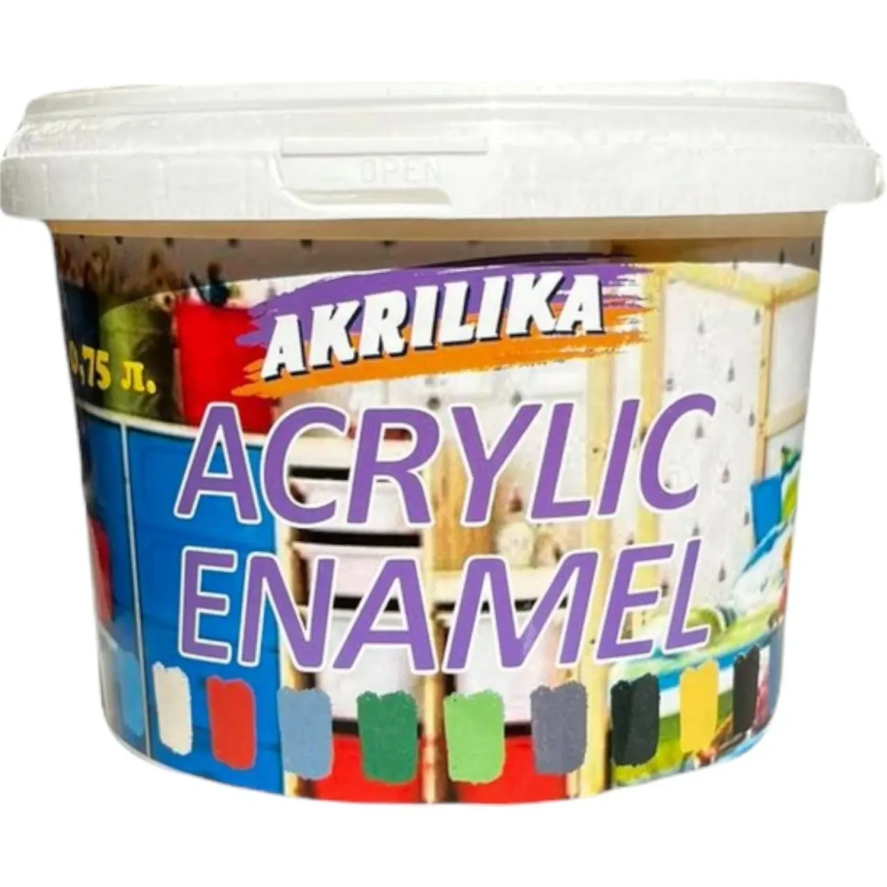 Емаль акрилова Acrylic Enamel 0.35 Akrilika (різні кольори) Харків - фото 2