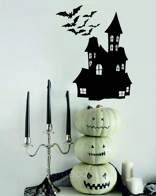 Декоративне настінне Панно «Замок», Декор на стіну 90*68 см, Чорний Київ - фото 9