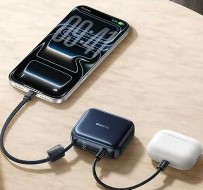 Самий маленький серед потужних повербанк (powerbank) Baseus PicoGo AC22 Ultra Mini 45w 10000 mAh. Харків - фото 6