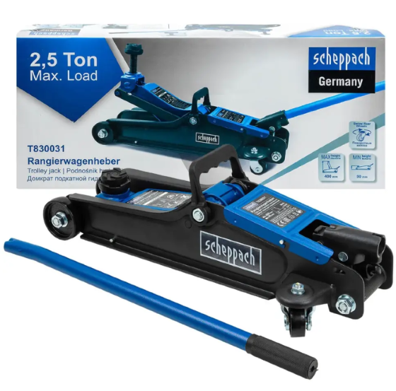 Домкрат підкатний гідравлічний 2,5т Scheppach SCH-T830031 Одеса