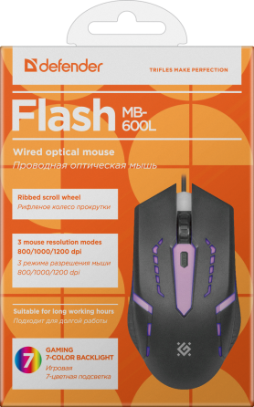 Миша Defender Flash MB-600L (52600) (6462787) Київ