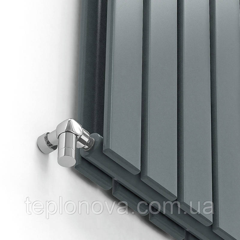 Дизайнерский радиатор 1800/340 (мм) антрацит IDEALE VITTORIA (боковое подключение) 12 5/1800/340 Черновцы - изображение 3