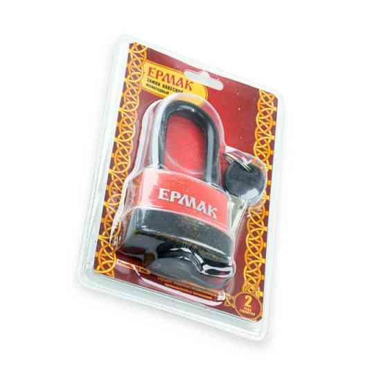 Замок навісний "дужка" 50 мм, англійський ключ 3 шт, подовжена дужка, вологостійкий Marlok Мукачево
