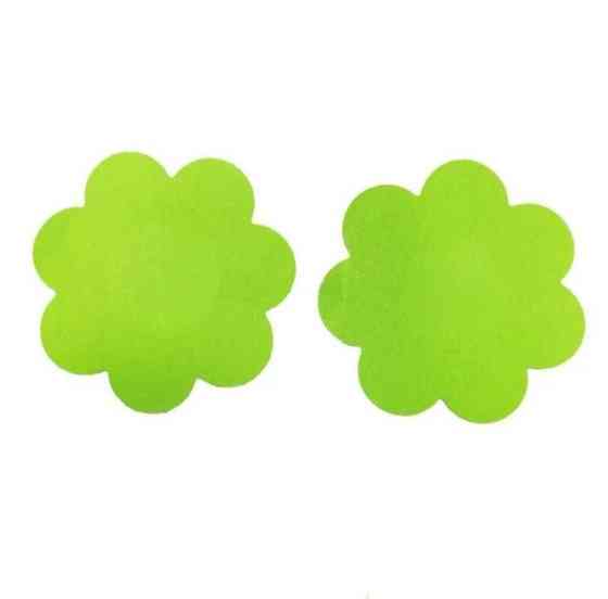 Наклейки на груди Ромашки 75 мм салатовий Київ