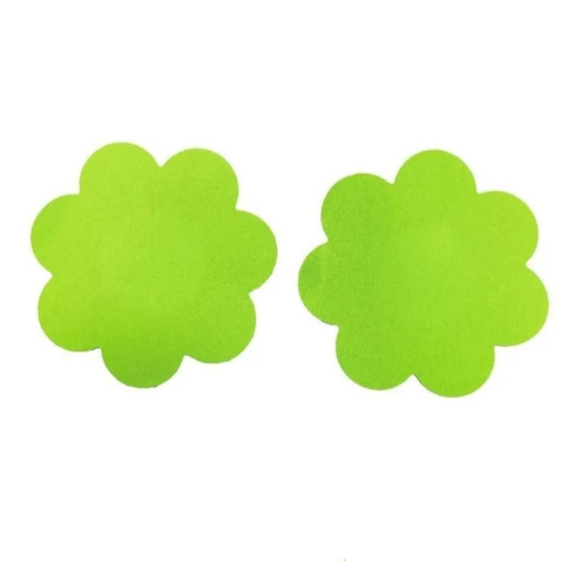 Наклейки на груди Ромашки 75 мм салатовий Київ - фото 1