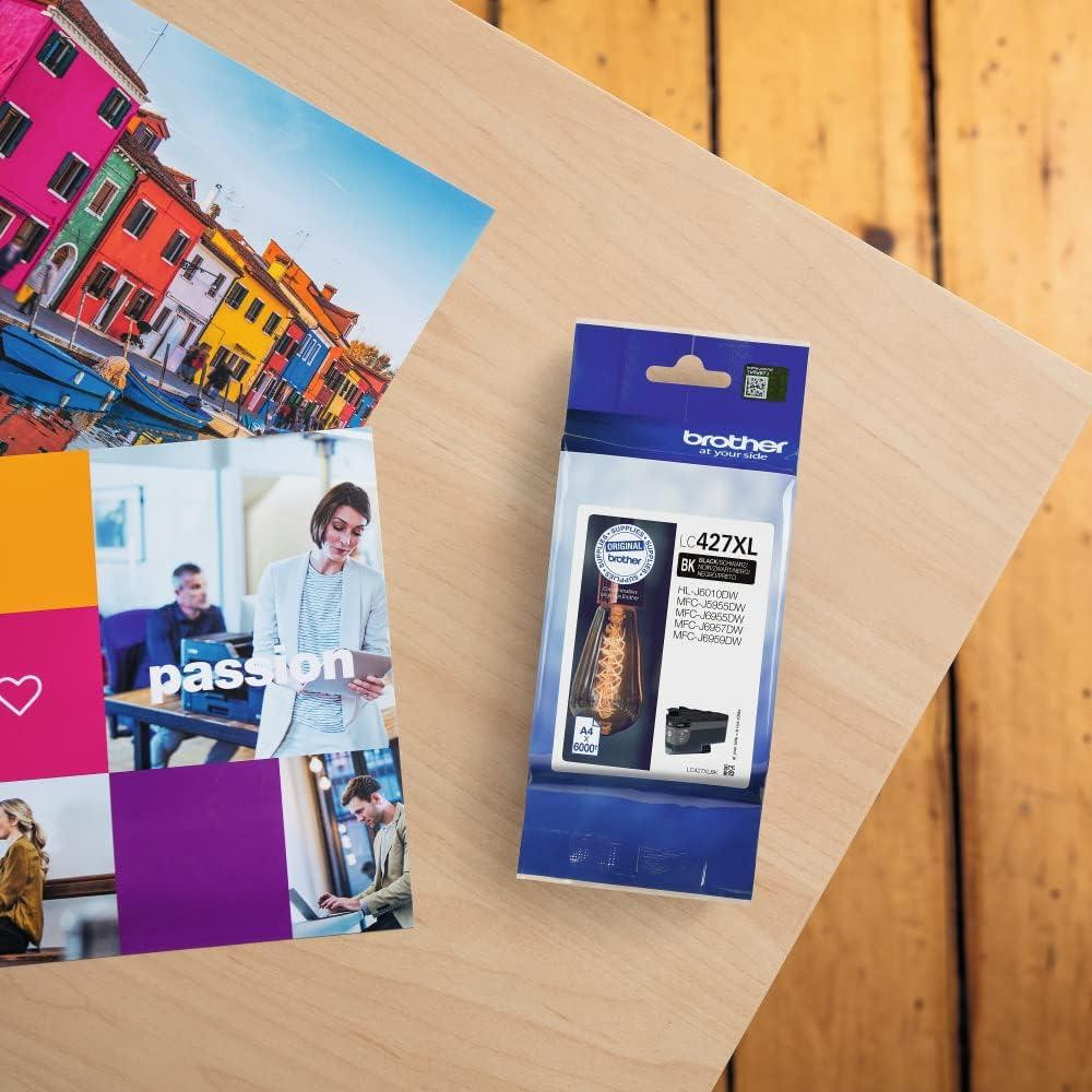 Картридж Brother LC-427XLBK черный XL оригинальный для MFC-J5955DW MFC-J6955DW HL-J6010DW 6000 страниц Киев - изображение 5