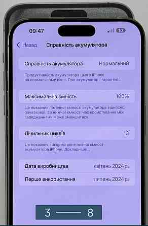 Айфон iPhone 15 Pro Max White Titanium 256 gb Київ
