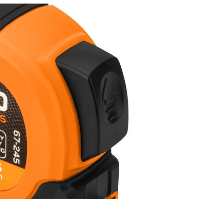 Рулетка Neo Tools Super Black, 10мx25мм, з фіксатором змотування, магніт (67-245) Вінниця - фото 2