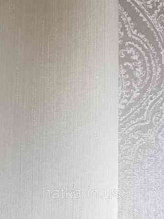 Текстильні шпалери на флізеліновій основі Cador Rasch Textil 077925 однотон під дрібний бамбук білий Київ