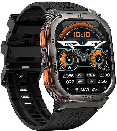 Тактичний смарт-годинник Kospet TANK M3 Ultra з двома ремінцями. Київ