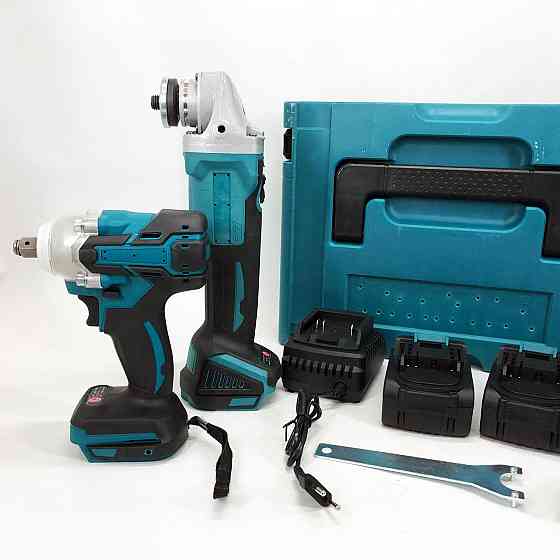 Набір 2 в 1 шуруповерт + гайковерт в валізі FO-626 2 акумулятори Київ