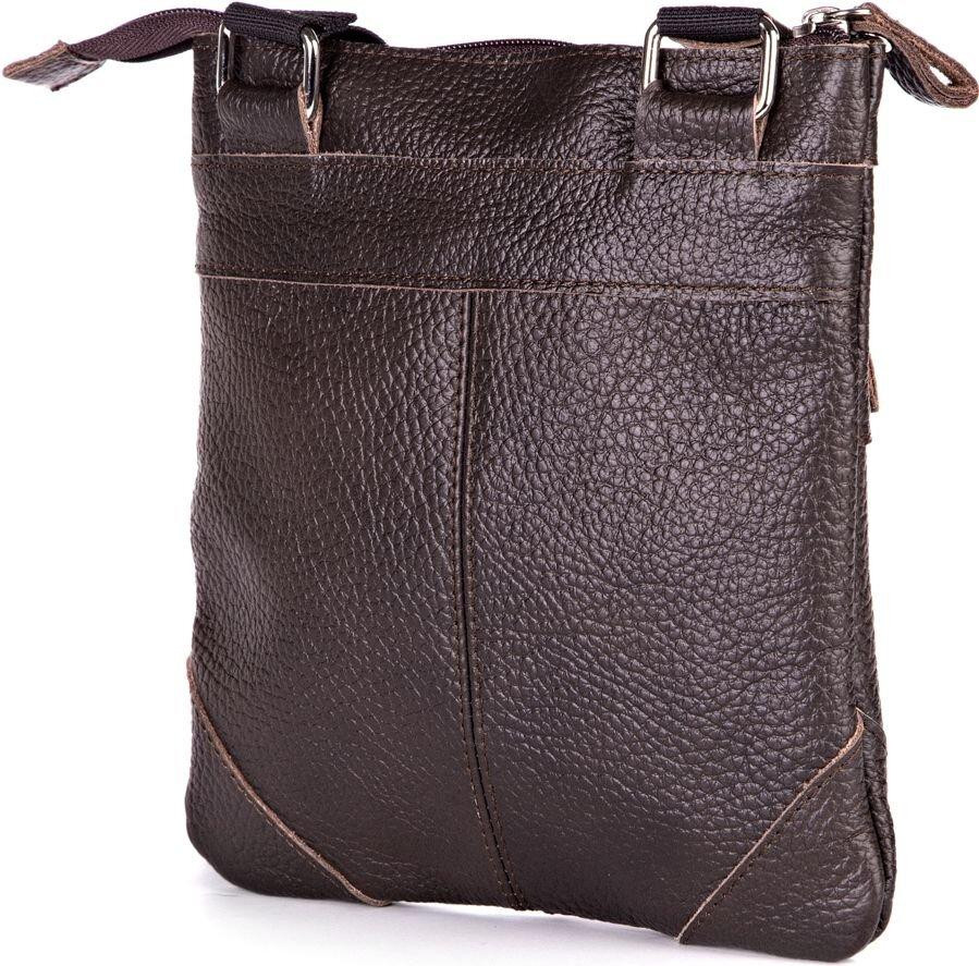 Сумка з натуральної шкіри Коричнева (SHVIGEL) Київ - фото 1