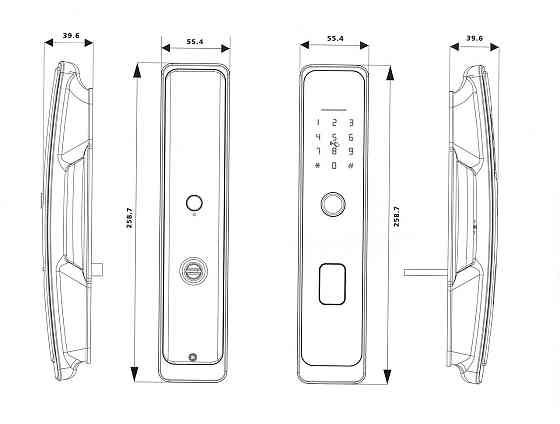 PES Friend кодовий смарт-замок Київ