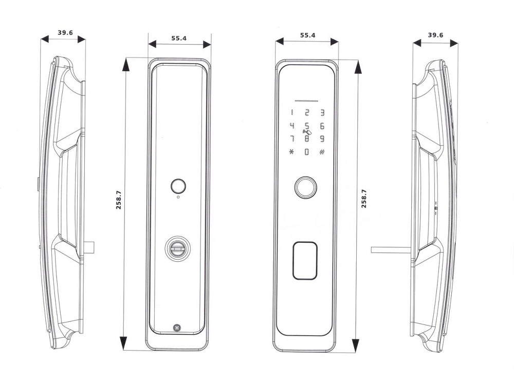PES Friend кодовий смарт-замок Київ - фото 2