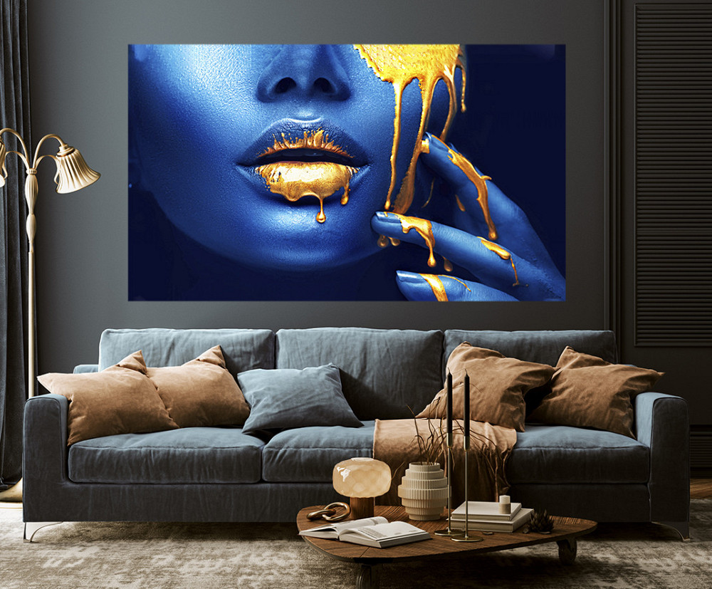 Картина полотно у вітальню / спальню    Дівчина     MLP_152  ( 60х30см ) 70x140 см Київ - фото 3