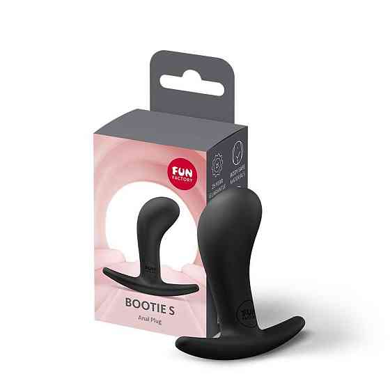 Анальна пробка Fun Factory BOOTIE S Black, діаметр 2,8 см, тонкий обмежувач Sex Aura Київ