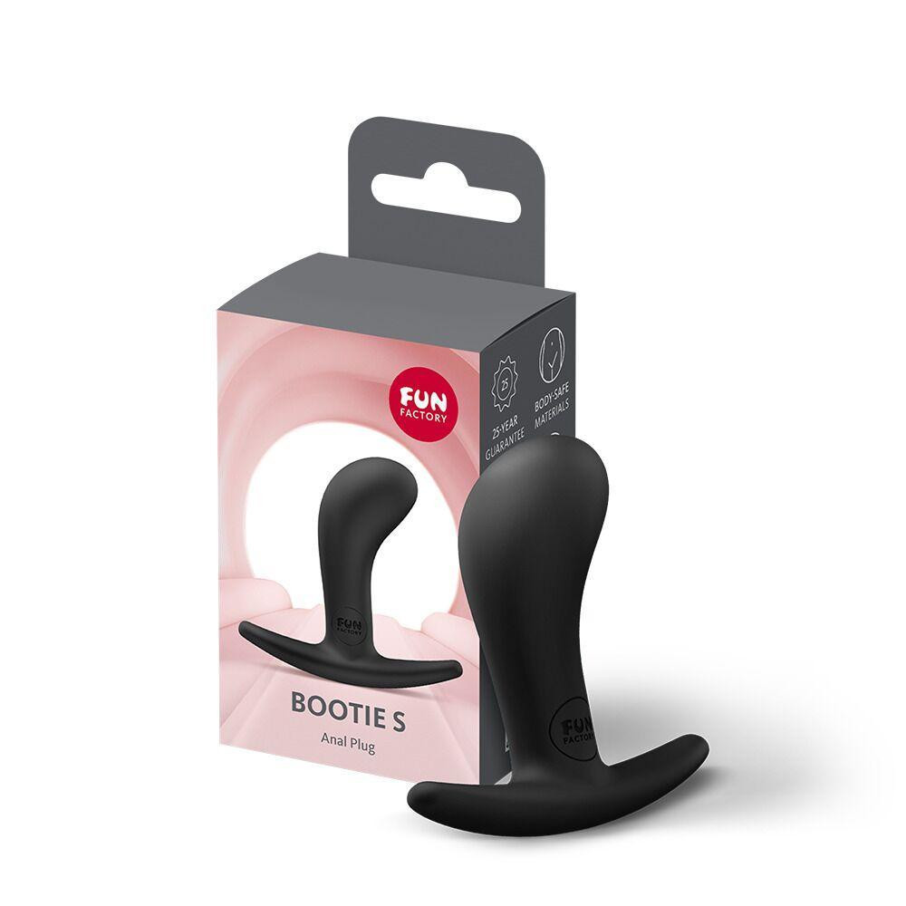Анальна пробка Fun Factory BOOTIE S Black, діаметр 2,8 см, тонкий обмежувач Sex Aura Київ - фото 3