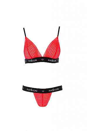 Комплект белья GLAMISS SET red/black S/M - Passion Sex Aura Киев