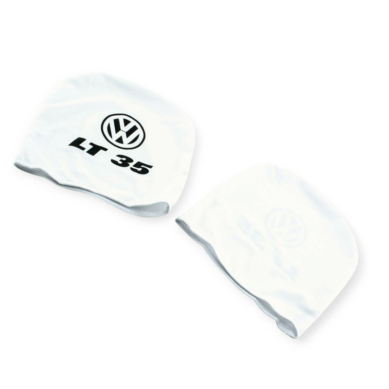 Чехлы подголовники белые (2 шт) vw 