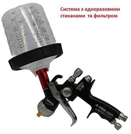 Професійний фарбувальний пістолет Ntools N30 під базу або лак. В комплекті дві дюзи (1.3 та 1.7), Киев