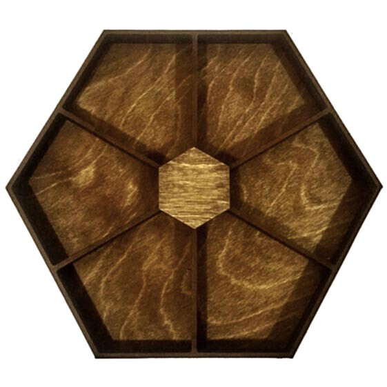 Менажница деревянная 