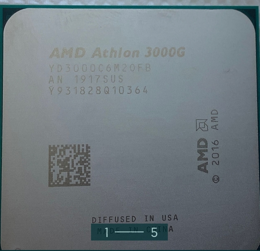 Процессор: AMD AthIon 3000G 3.5 Hz.Socket AM4 видео Radeon Vega 3. Киев - изображение 1
