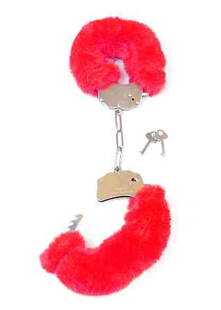 Наручники - Fetish Boss Series Furry Cuffs Red Sex Aura Киев