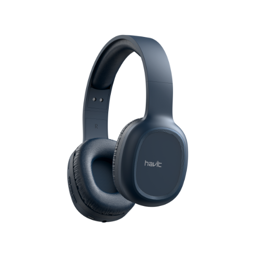 Навушники бездротові накладні Havit HV-H2590BT блакитний Житомир - изображение 9